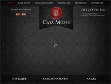 Tablet Screenshot of casamuseu.com